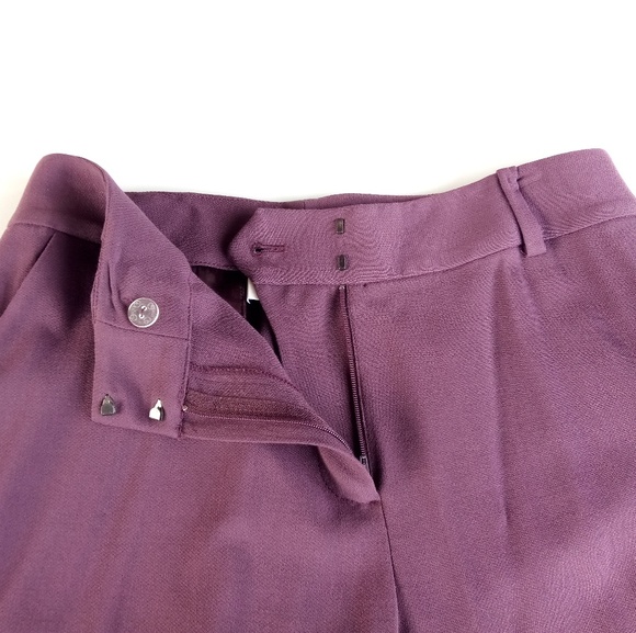 🆕 St. John Collection Plum Dress Pants Vintage 6 - Picture 3 of 8